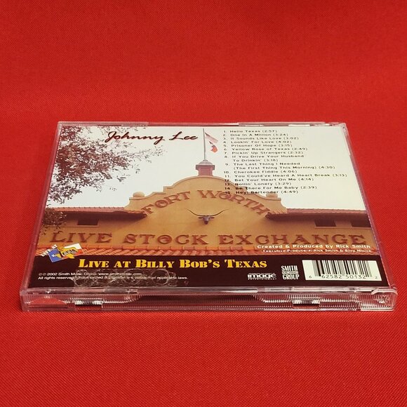 Johnny Lee Live At Billy Bobs Texas CD 2002 Signed - Picture 4 of 8